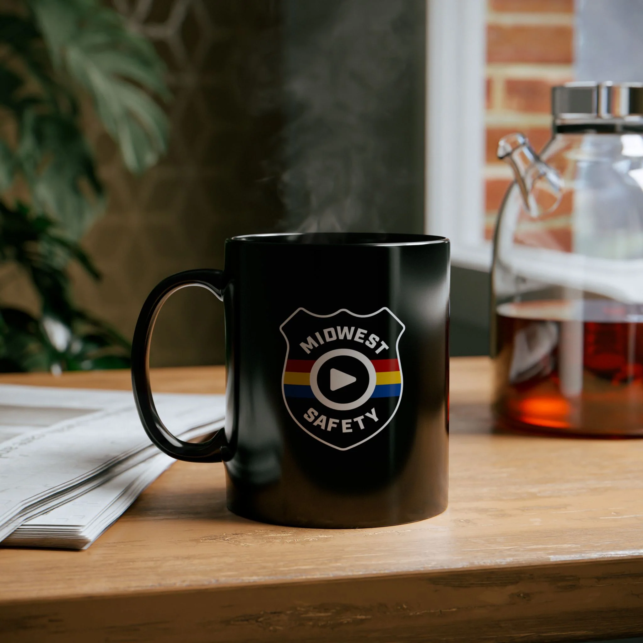 Midwest Safety Black Mug - 11oz & 15oz - Image 10