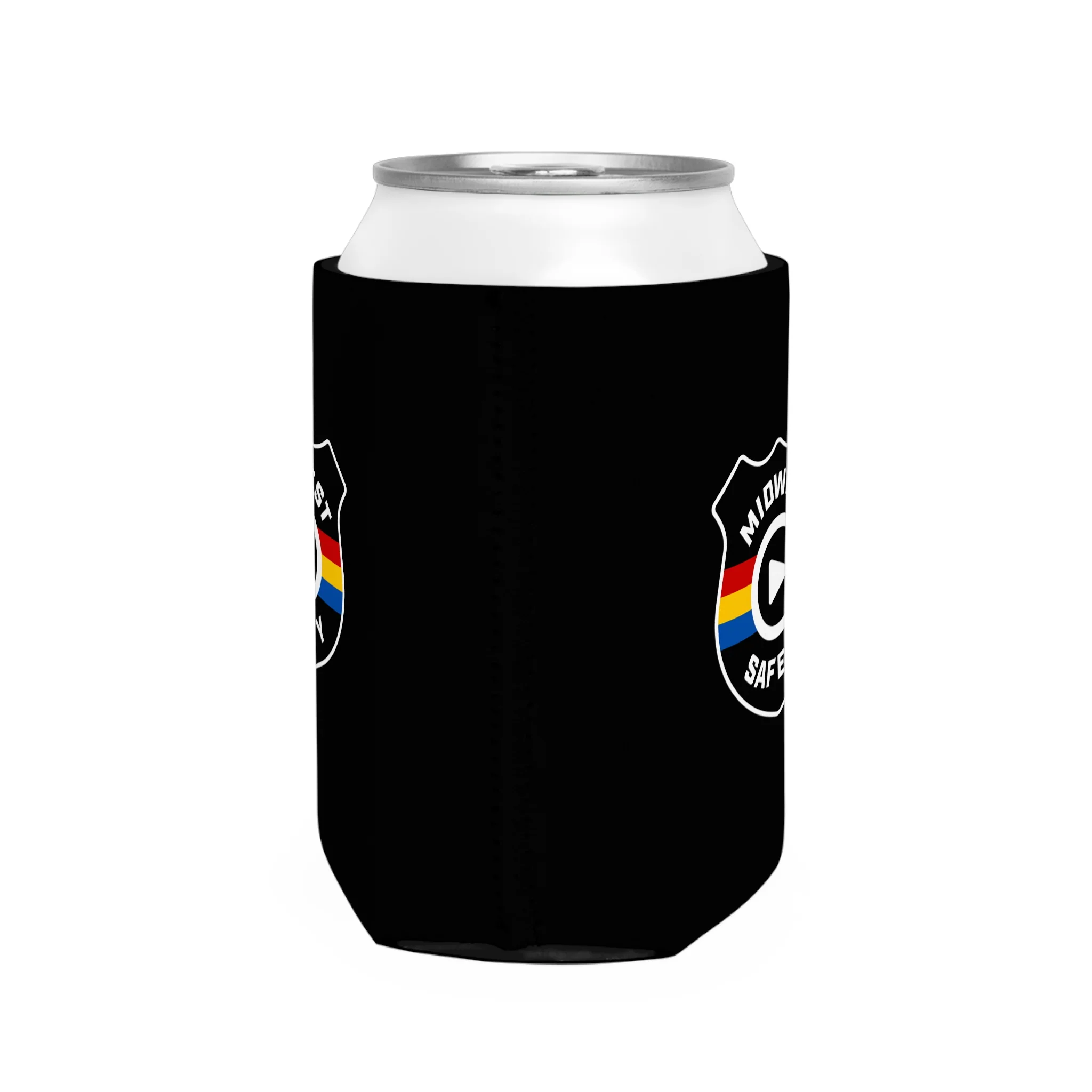 Midwest Safety Can Cooler Sleeve - Black - Perfect for Outdoor Events & Celebrations - Image 4