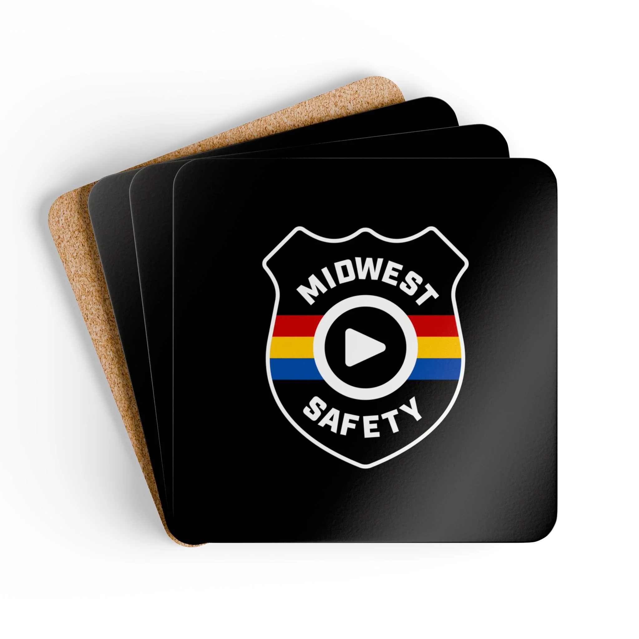 Midwest Safety Corkwood Coaster Set | Durable Drink Coasters for Home Decor, Housewarming Gift, Barware, Kitchen Decor, Eco-Friendly - Image 6