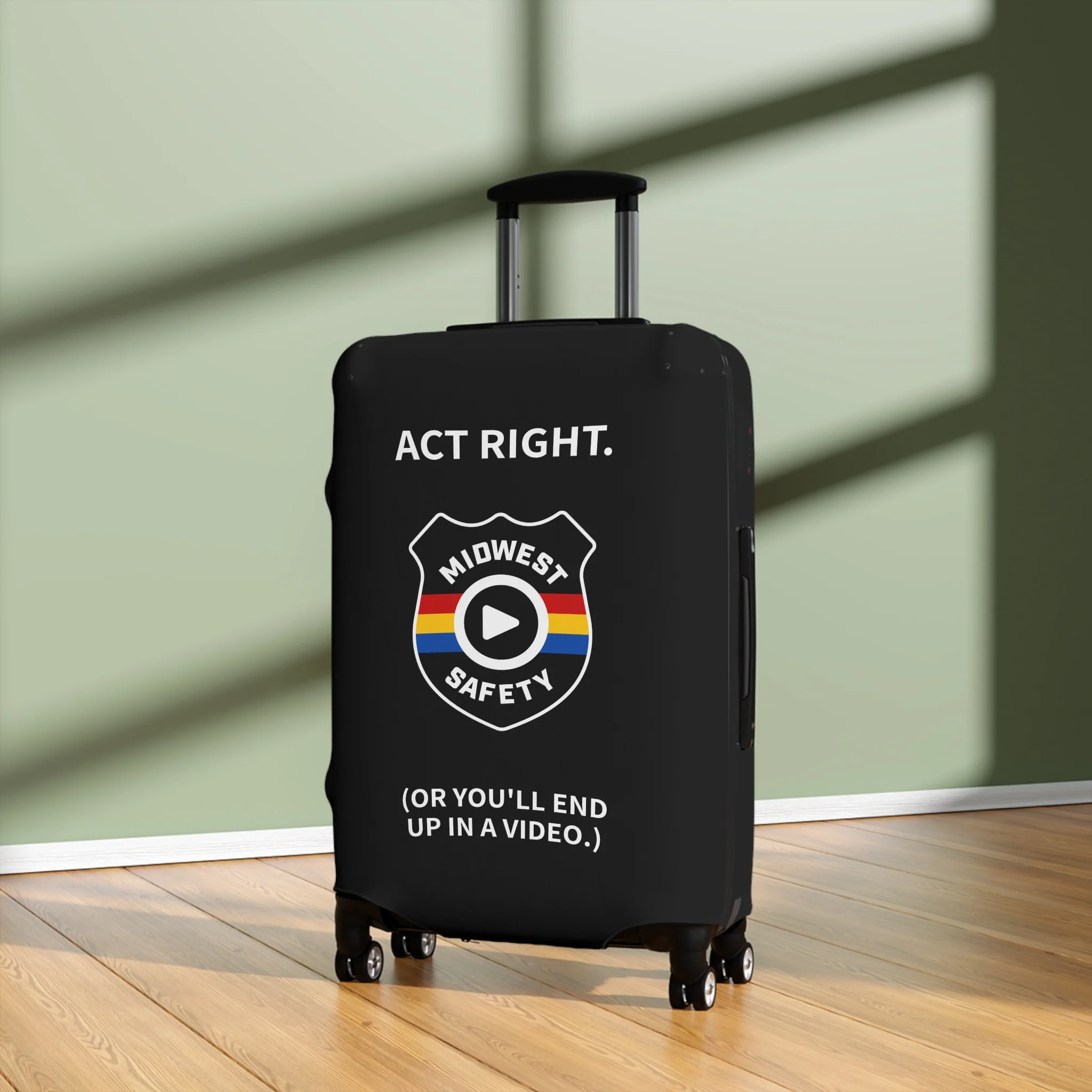 Midwest Safety Luggage Cover - Travel in Style with a Warning - Image 14