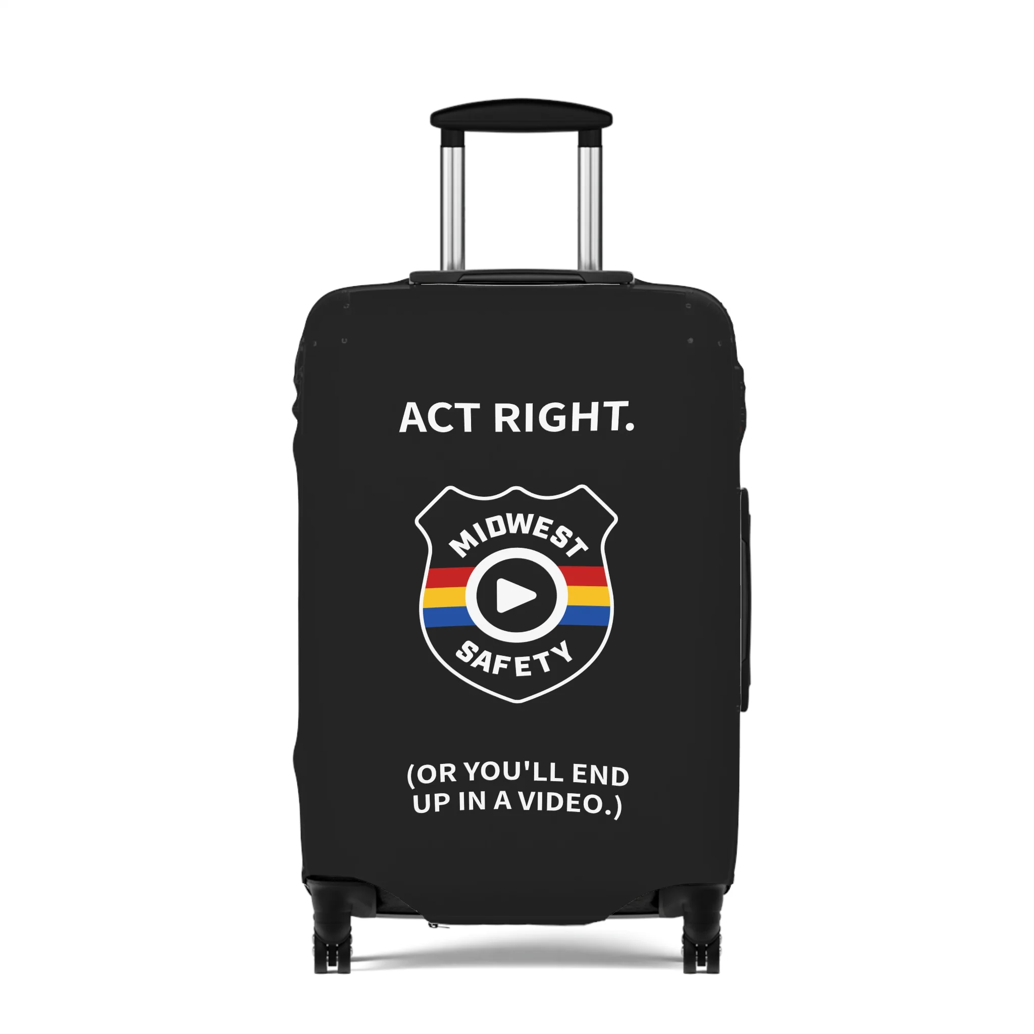 Midwest Safety Luggage Cover - Travel in Style with a Warning - Image 3