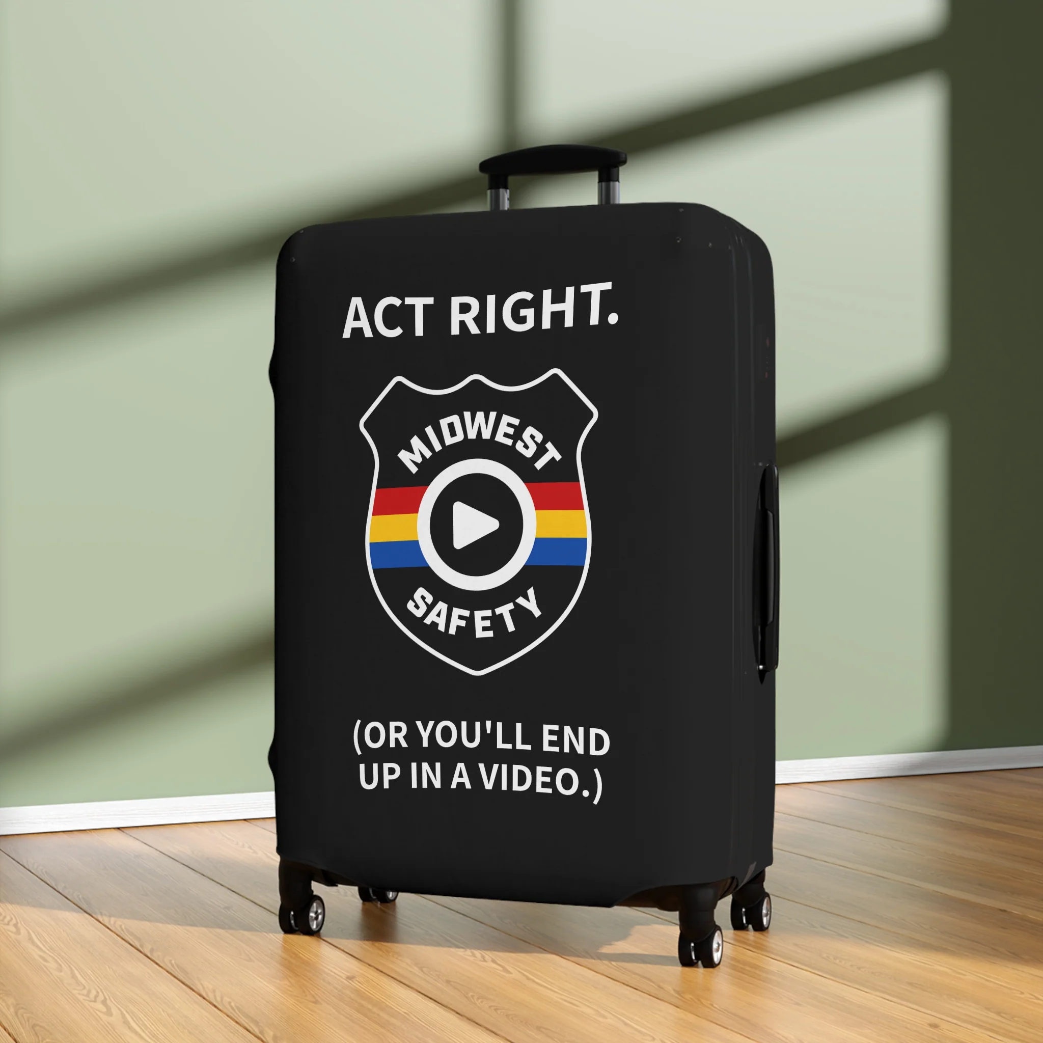 Midwest Safety Luggage Cover - Travel in Style with a Warning - Image 6
