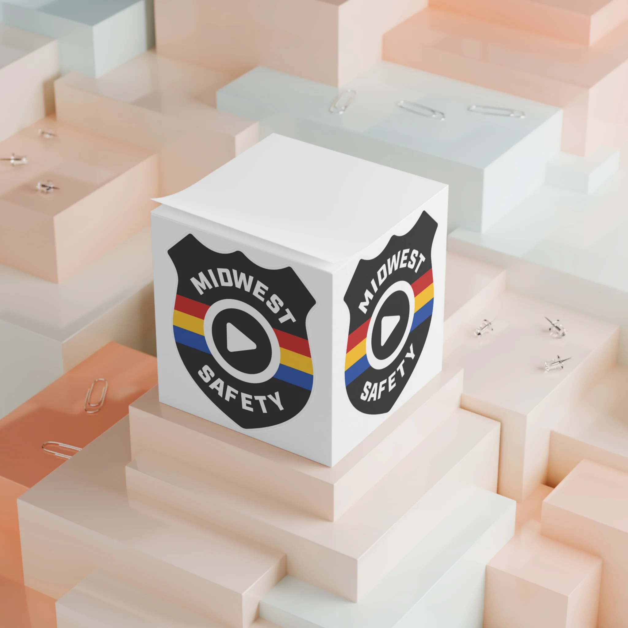 Midwest Safety Note Cube - Fun Desk Accessory for Safety Enthusiasts - Image 4