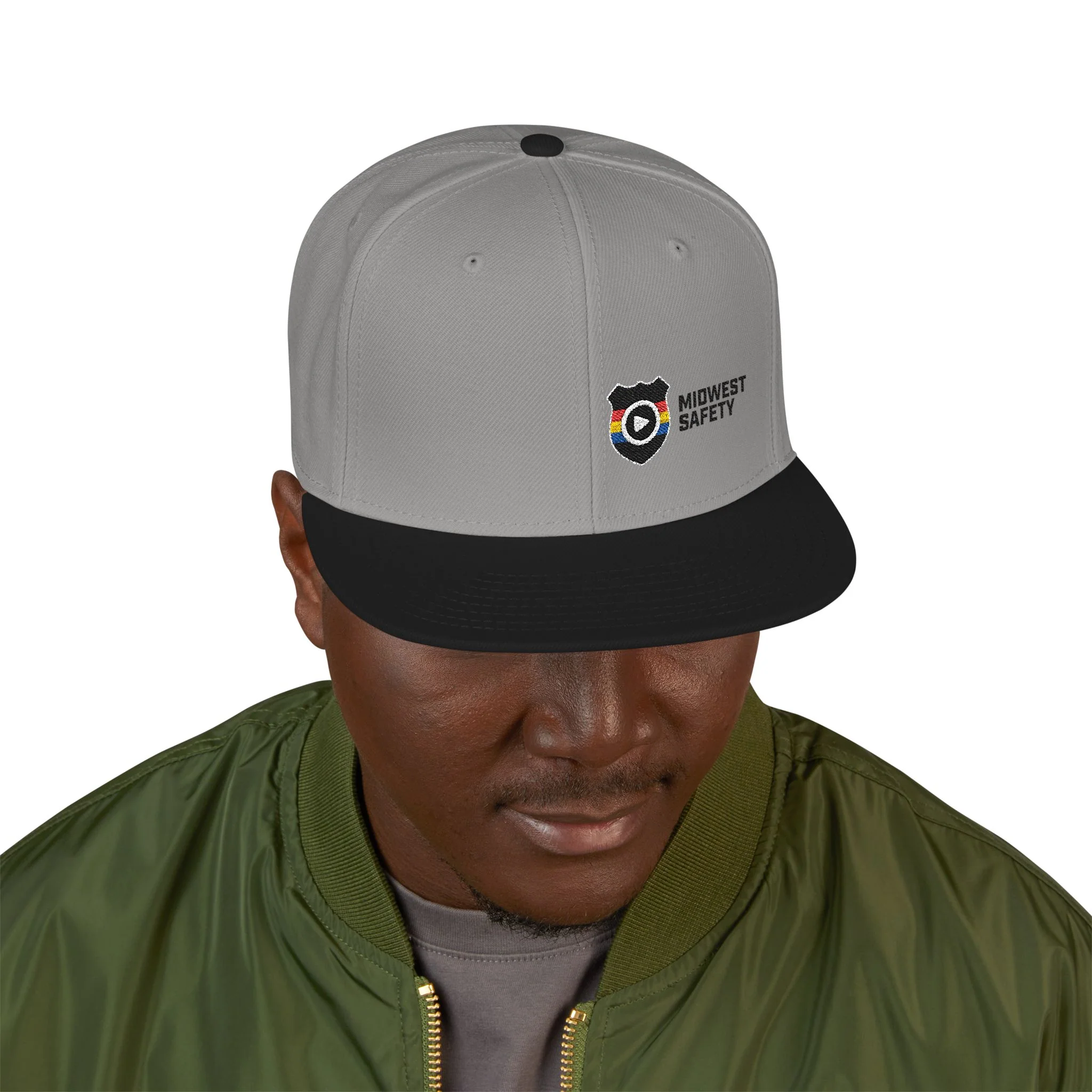 Midwest Safety Snapback Hat, Embroidered Cap, Stylish Men’s/Gifts for Him, Casual Go-to Accessory, Everyday Wear, Cool Streetwear - Image 10