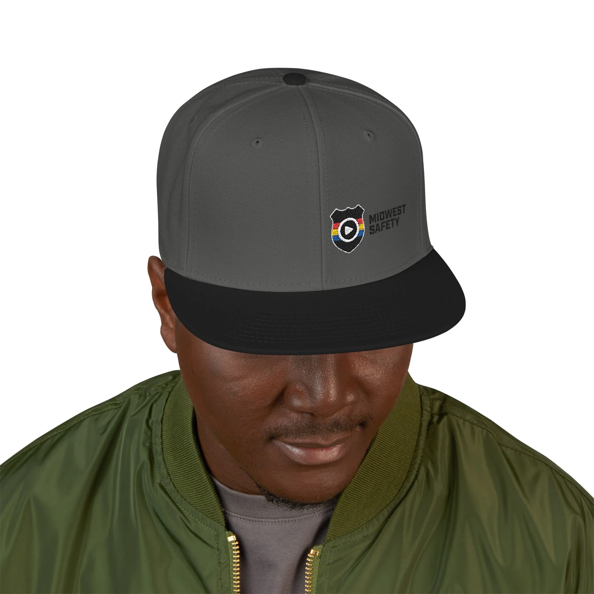 Midwest Safety Snapback Hat, Embroidered Cap, Stylish Men’s/Gifts for Him, Casual Go-to Accessory, Everyday Wear, Cool Streetwear - Image 15