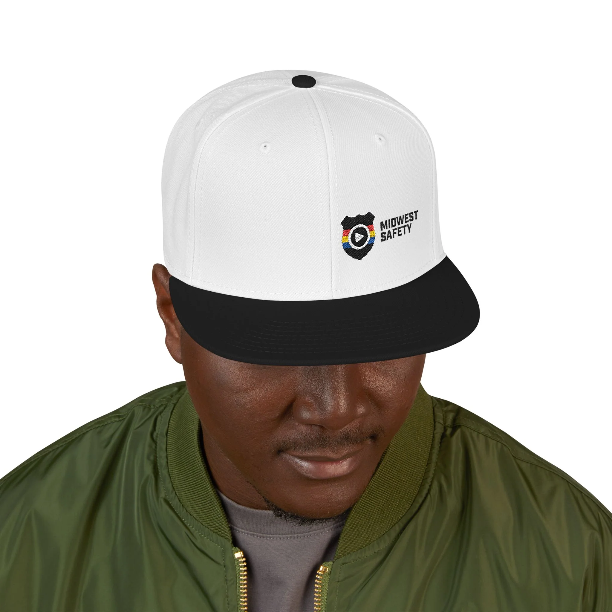 Midwest Safety Snapback Hat, Embroidered Cap, Stylish Men’s/Gifts for Him, Casual Go-to Accessory, Everyday Wear, Cool Streetwear - Image 24