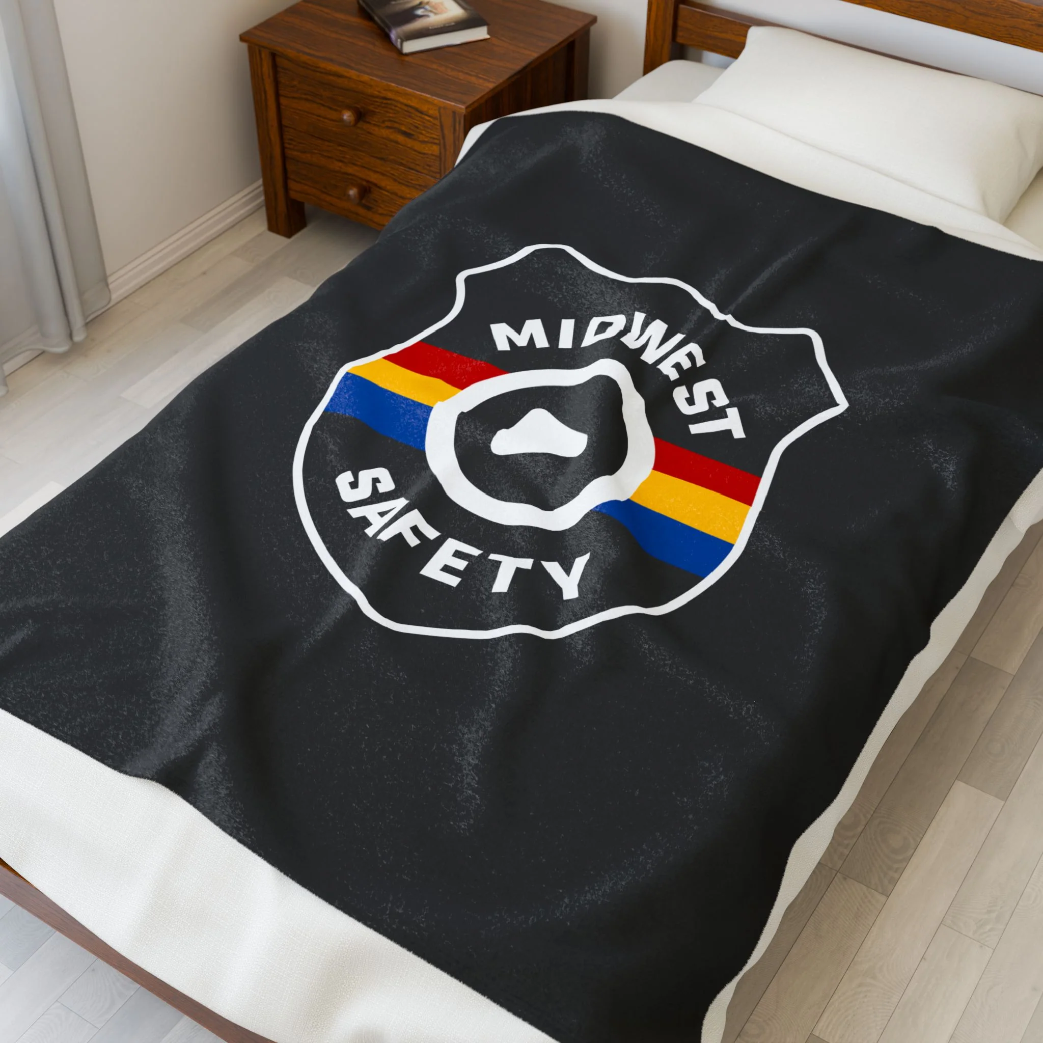 Midwest Safety Velveteen Plush Blanket - Cozy Custom Blanket for Relaxation & Comfort - Image 4