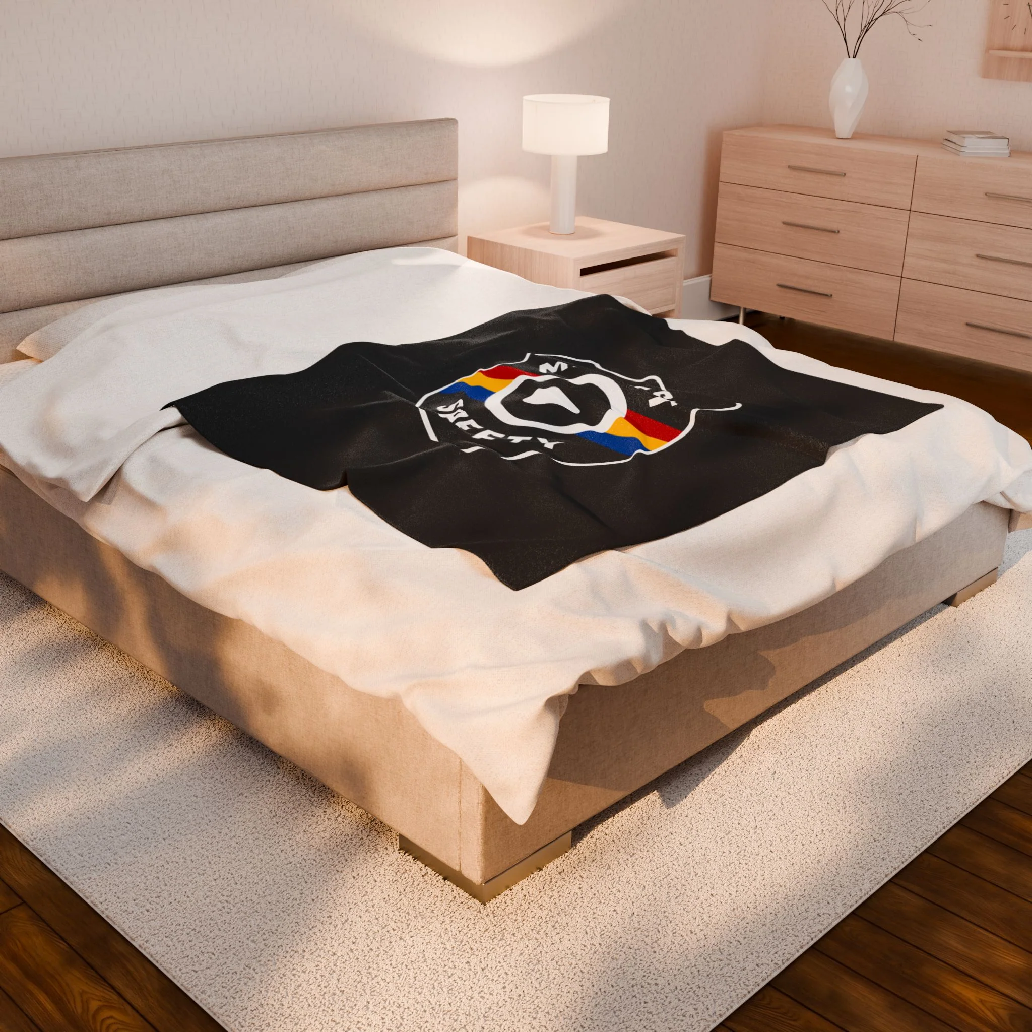 Midwest Safety Velveteen Plush Blanket - Cozy Custom Blanket for Relaxation & Comfort - Image 5