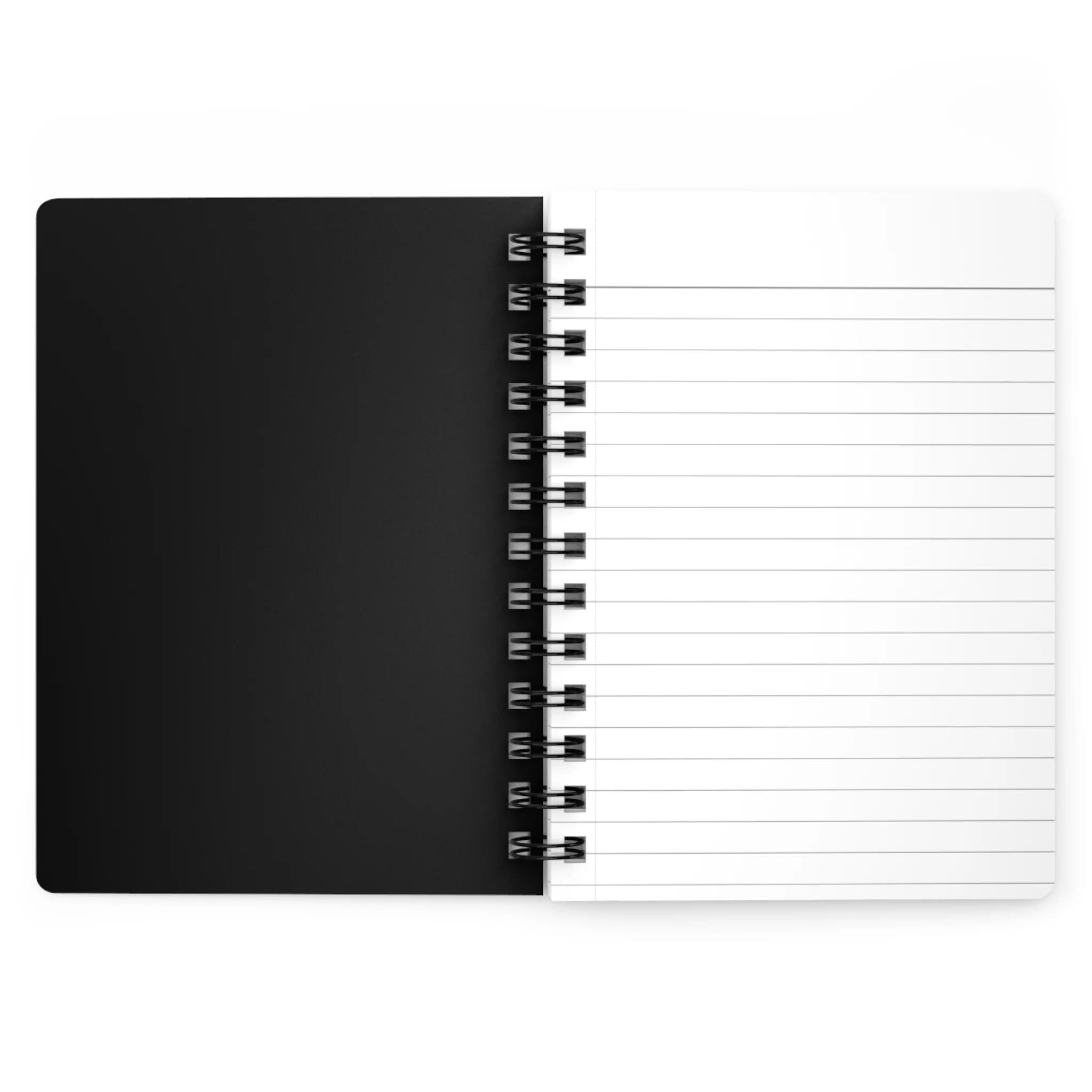 Minimalist Spiral Bound Journal for Daily Planning, Note Taking, Personal Reflections, Gift for Students, Black Notebook, Stationery - Image 3