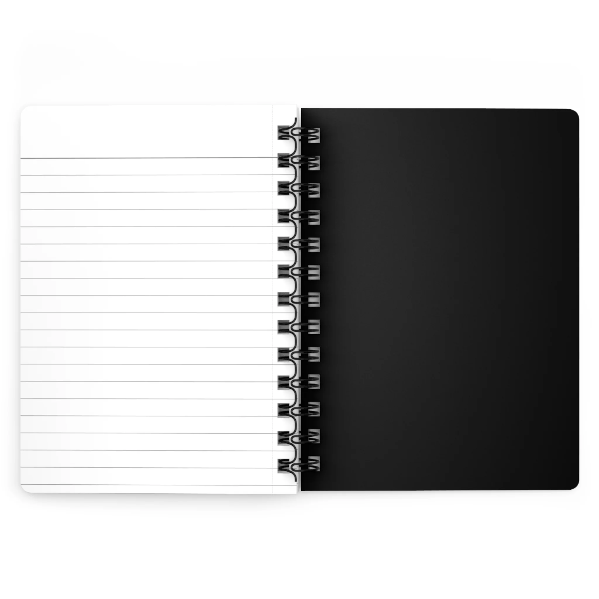 Minimalist Spiral Bound Journal for Daily Planning, Note Taking, Personal Reflections, Gift for Students, Black Notebook, Stationery - Image 4