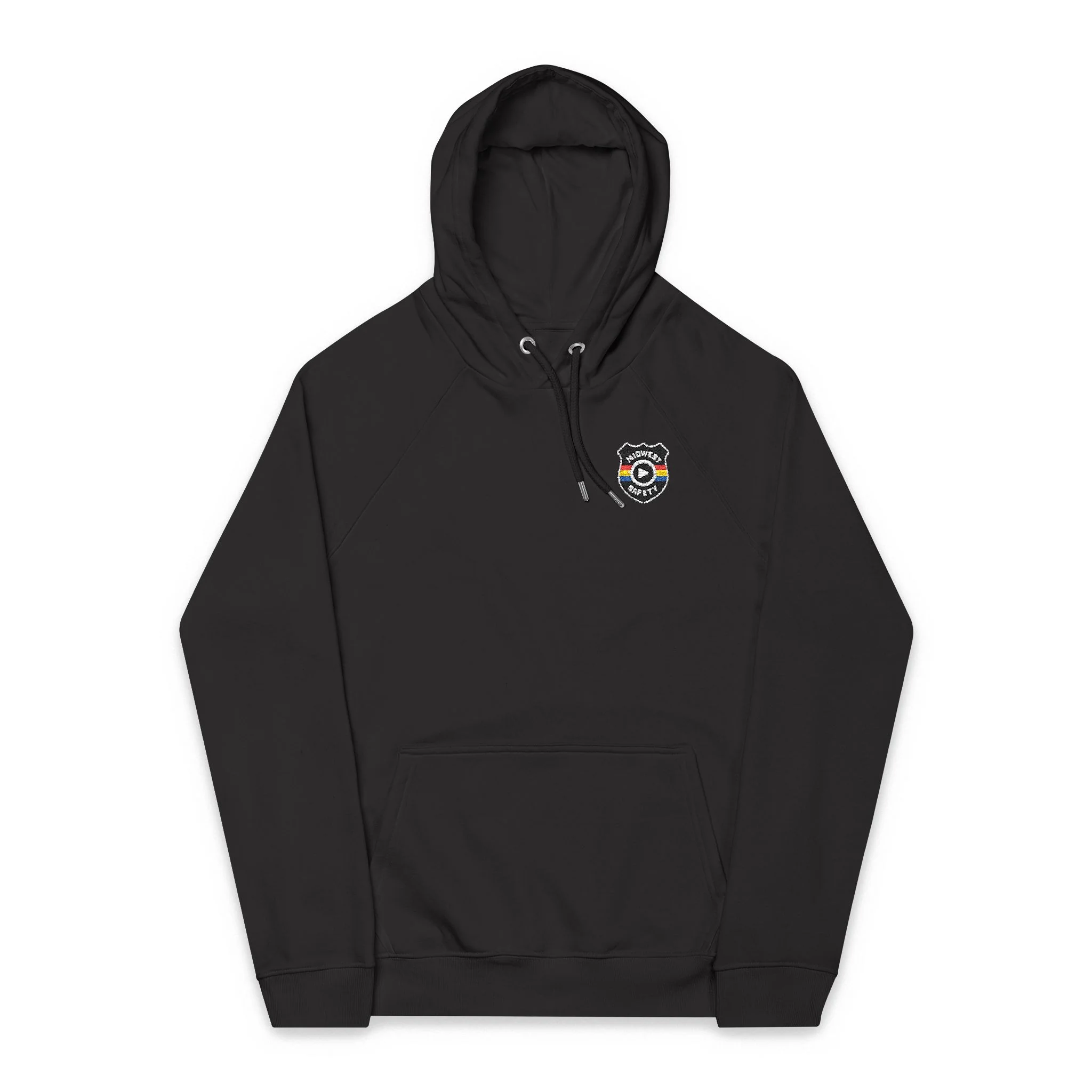 Embroidered Eco-Friendly Unisex Hoodie - Perfect for Casual Comfort - Image 3