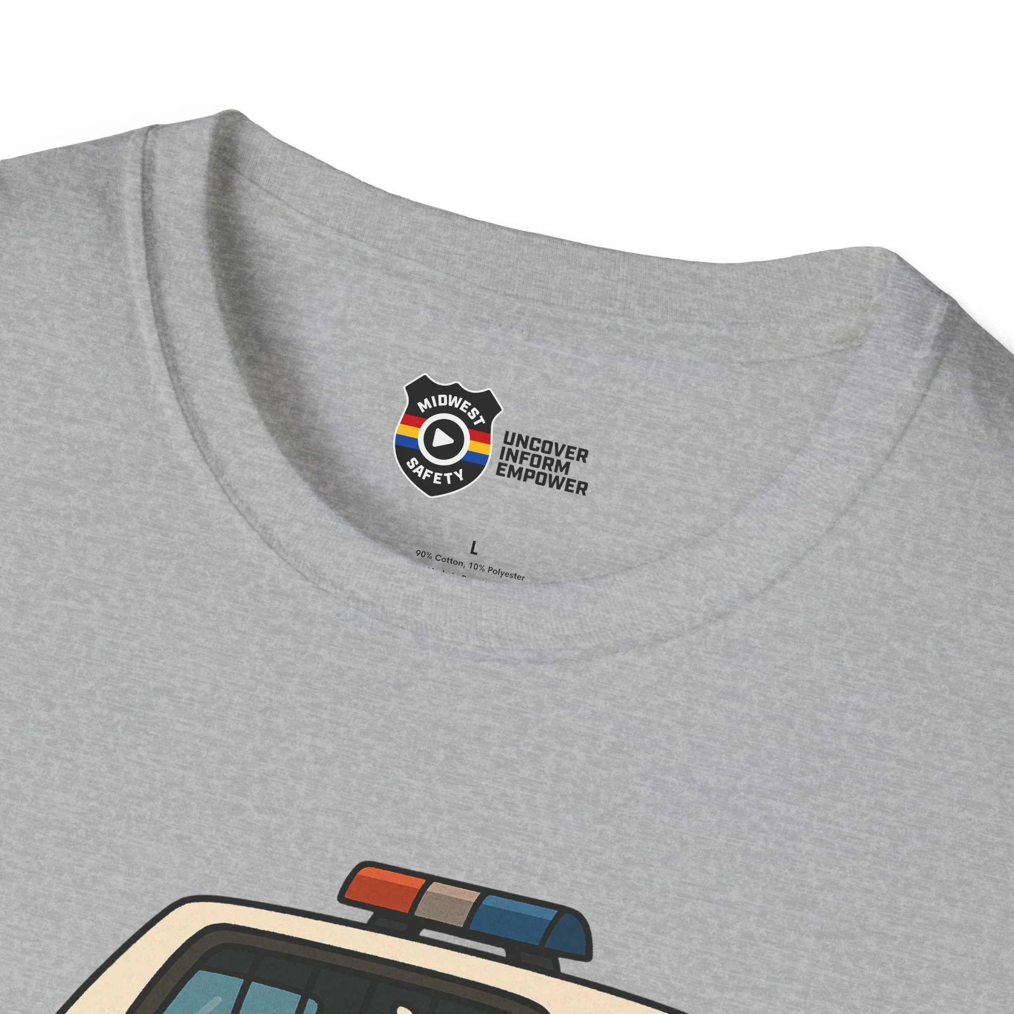 Unisex Softstyle Police Silly T-Shirt - Fun & Quirky Graphic Tee - Image 12