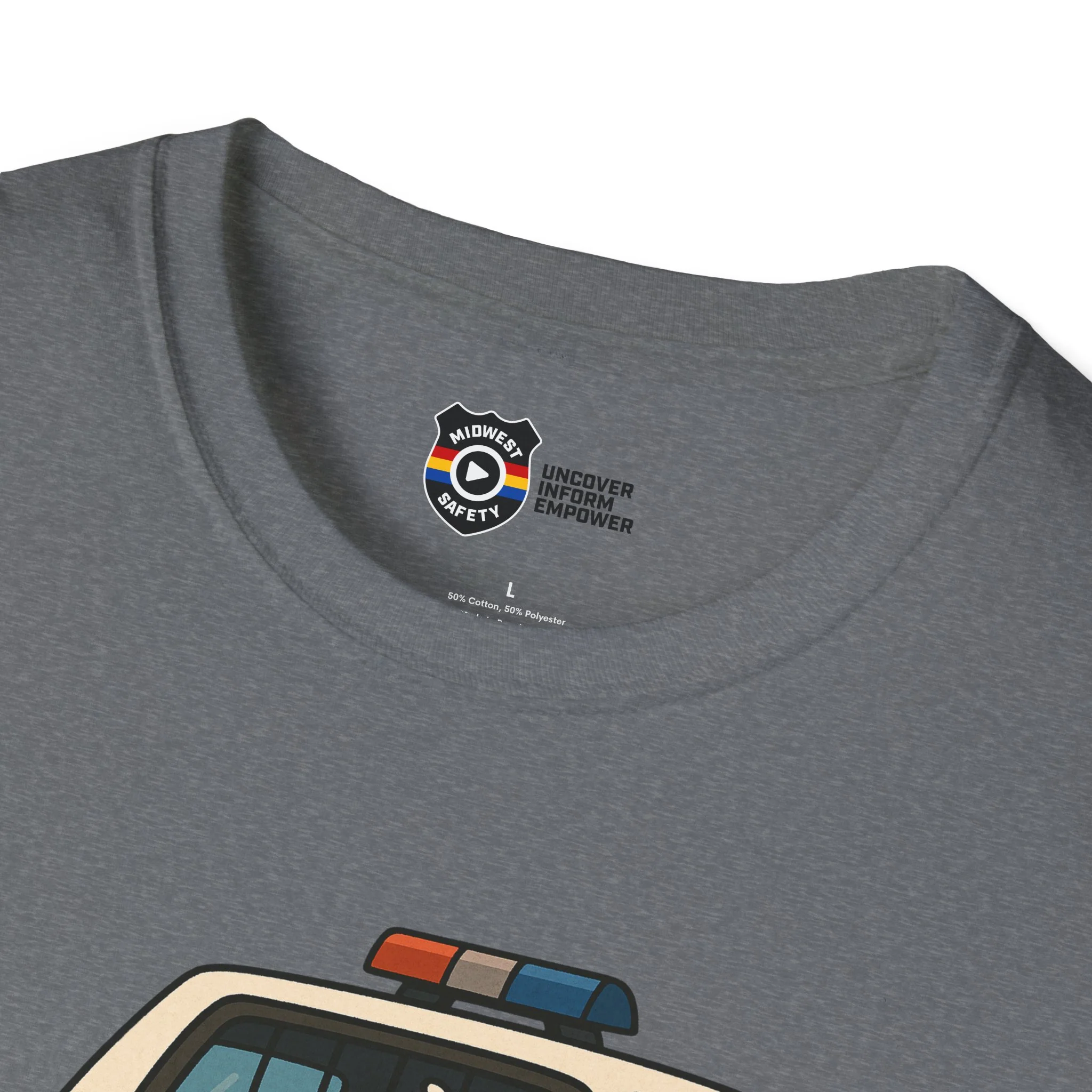 Unisex Softstyle Police Silly T-Shirt - Fun & Quirky Graphic Tee - Image 18