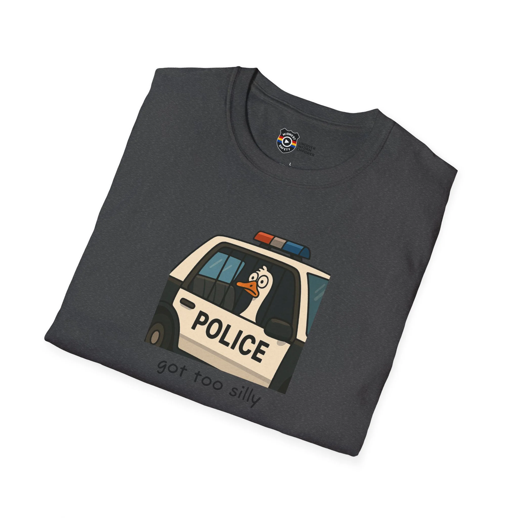 Unisex Softstyle Police Silly T-Shirt - Fun & Quirky Graphic Tee - Image 23