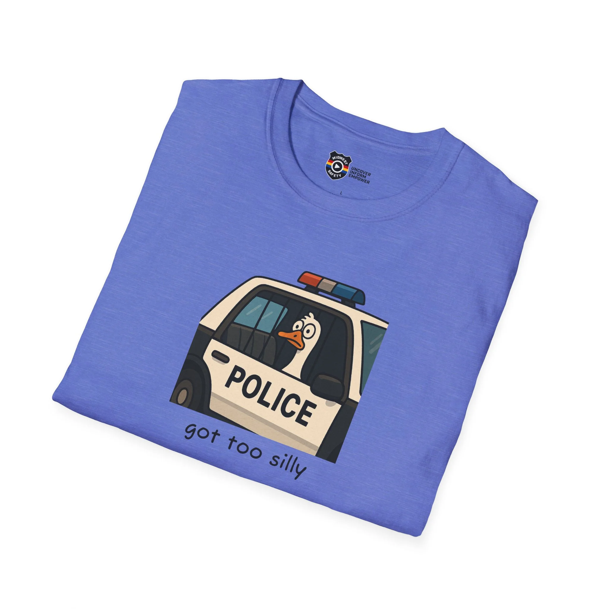 Unisex Softstyle Police Silly T-Shirt - Fun & Quirky Graphic Tee - Image 25