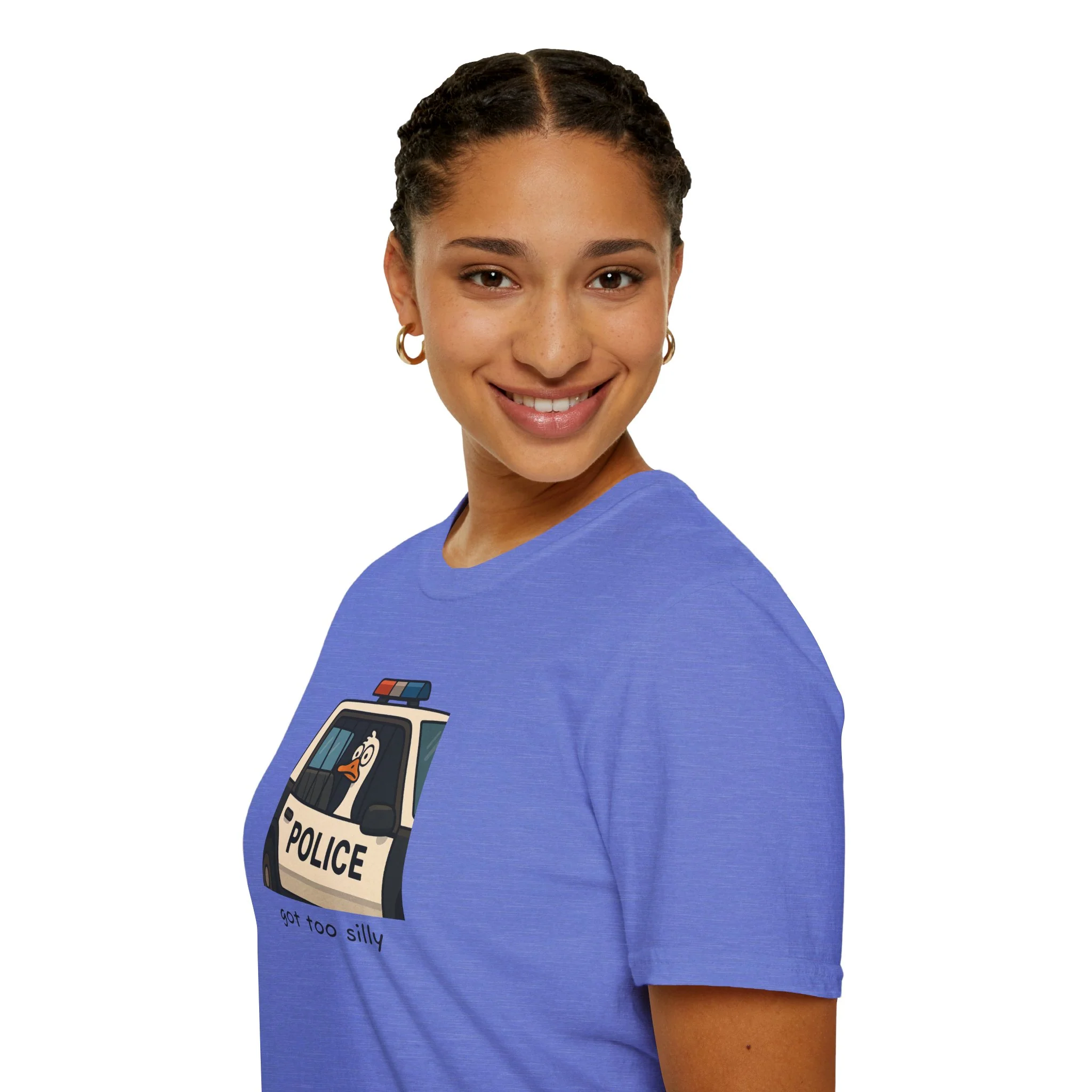 Unisex Softstyle Police Silly T-Shirt - Fun & Quirky Graphic Tee - Image 26