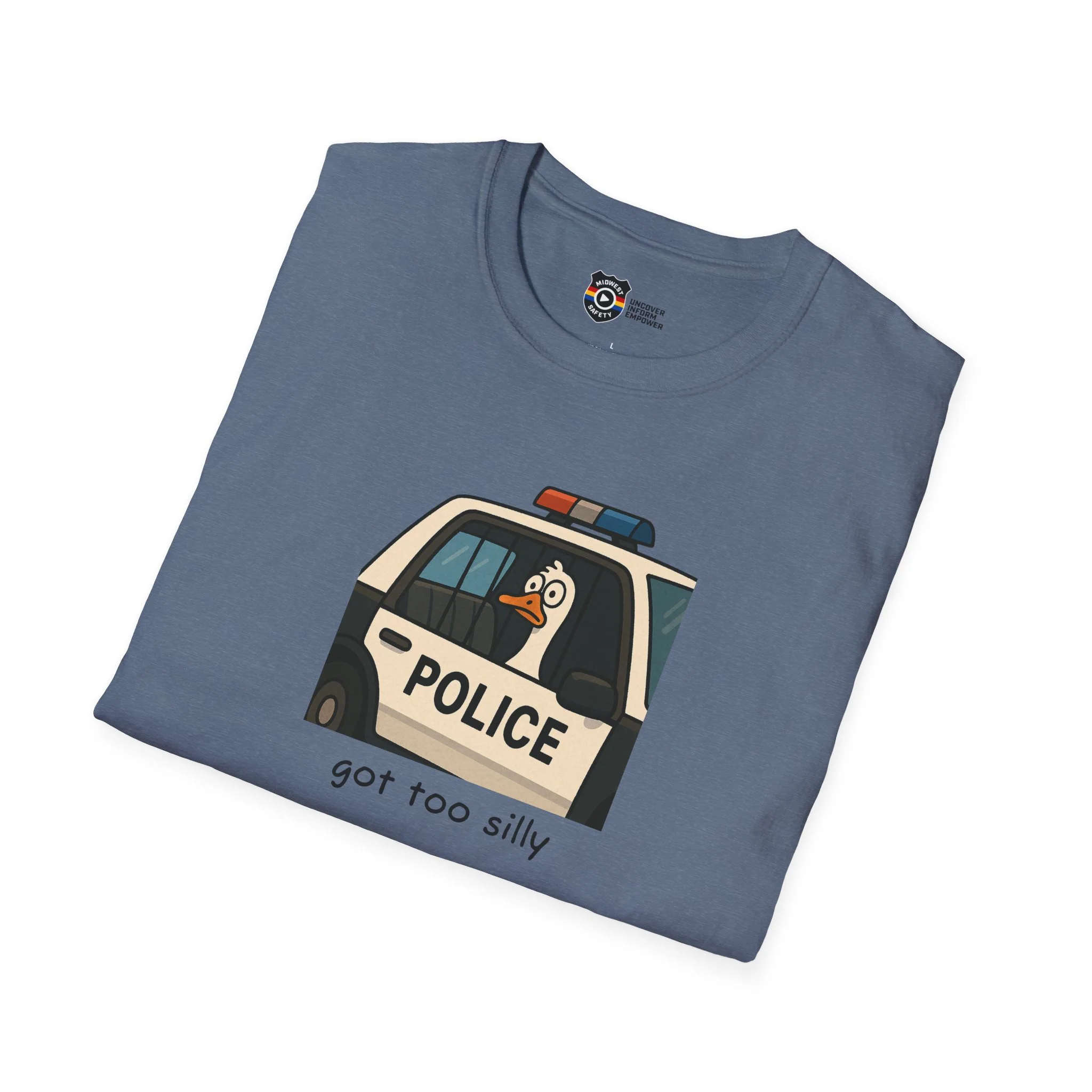 Unisex Softstyle Police Silly T-Shirt - Fun & Quirky Graphic Tee - Image 29