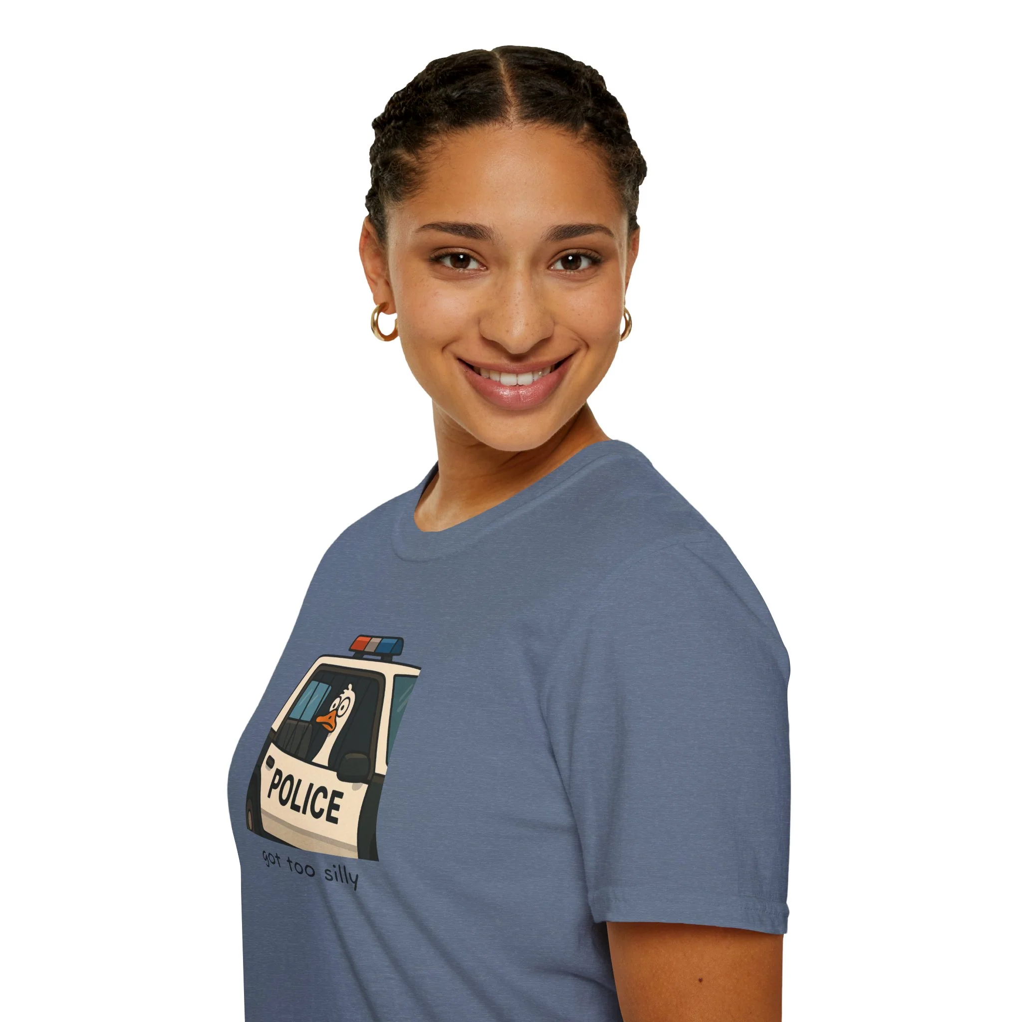 Unisex Softstyle Police Silly T-Shirt - Fun & Quirky Graphic Tee - Image 30