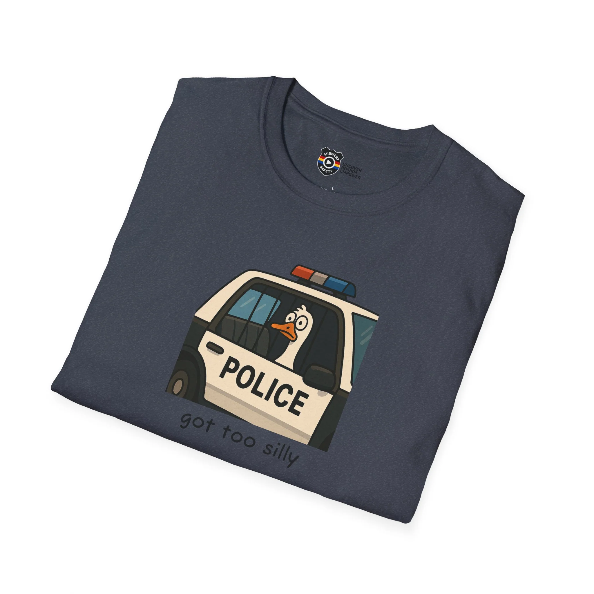 Unisex Softstyle Police Silly T-Shirt - Fun & Quirky Graphic Tee - Image 33