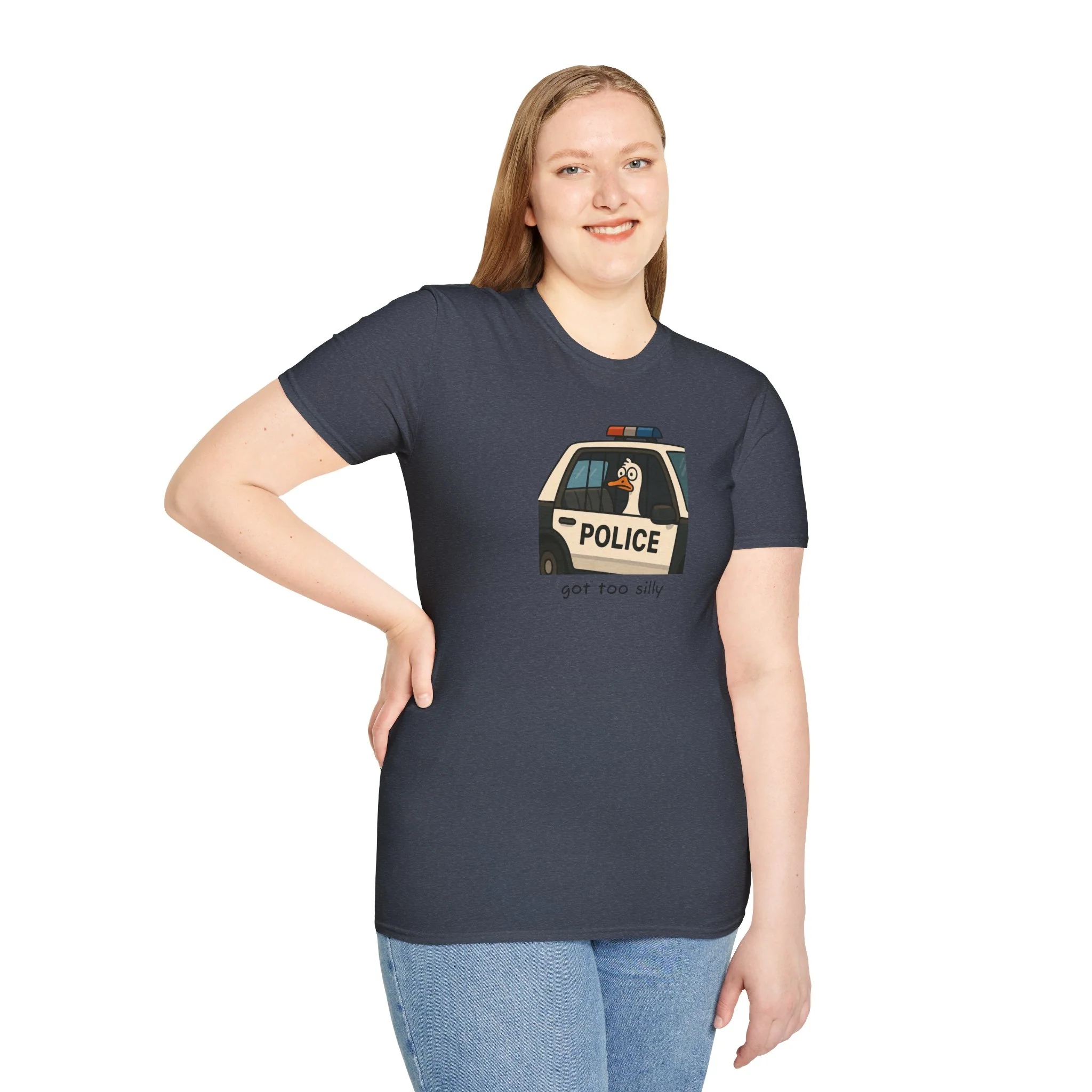 Unisex Softstyle Police Silly T-Shirt - Fun & Quirky Graphic Tee - Image 35
