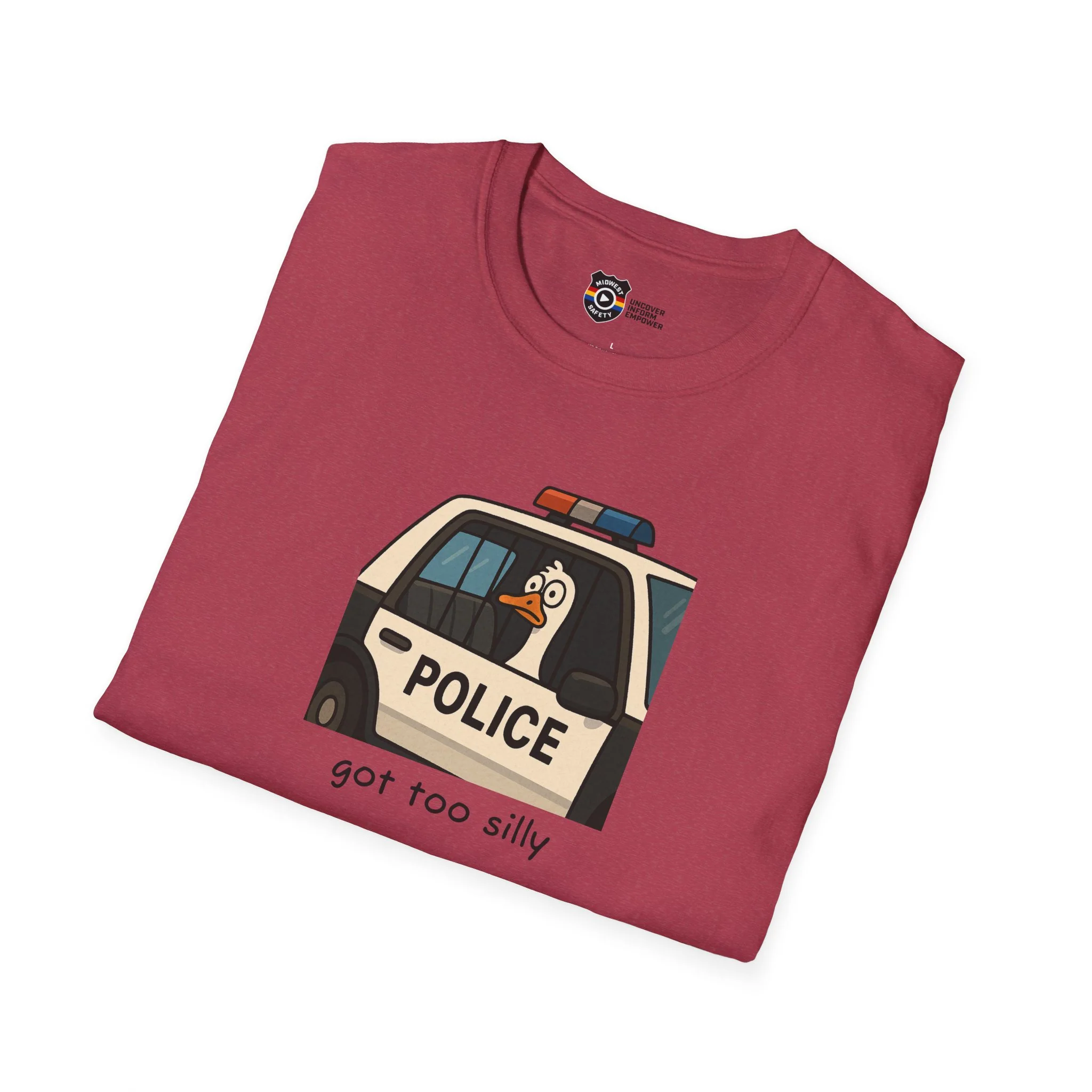 Unisex Softstyle Police Silly T-Shirt - Fun & Quirky Graphic Tee - Image 41