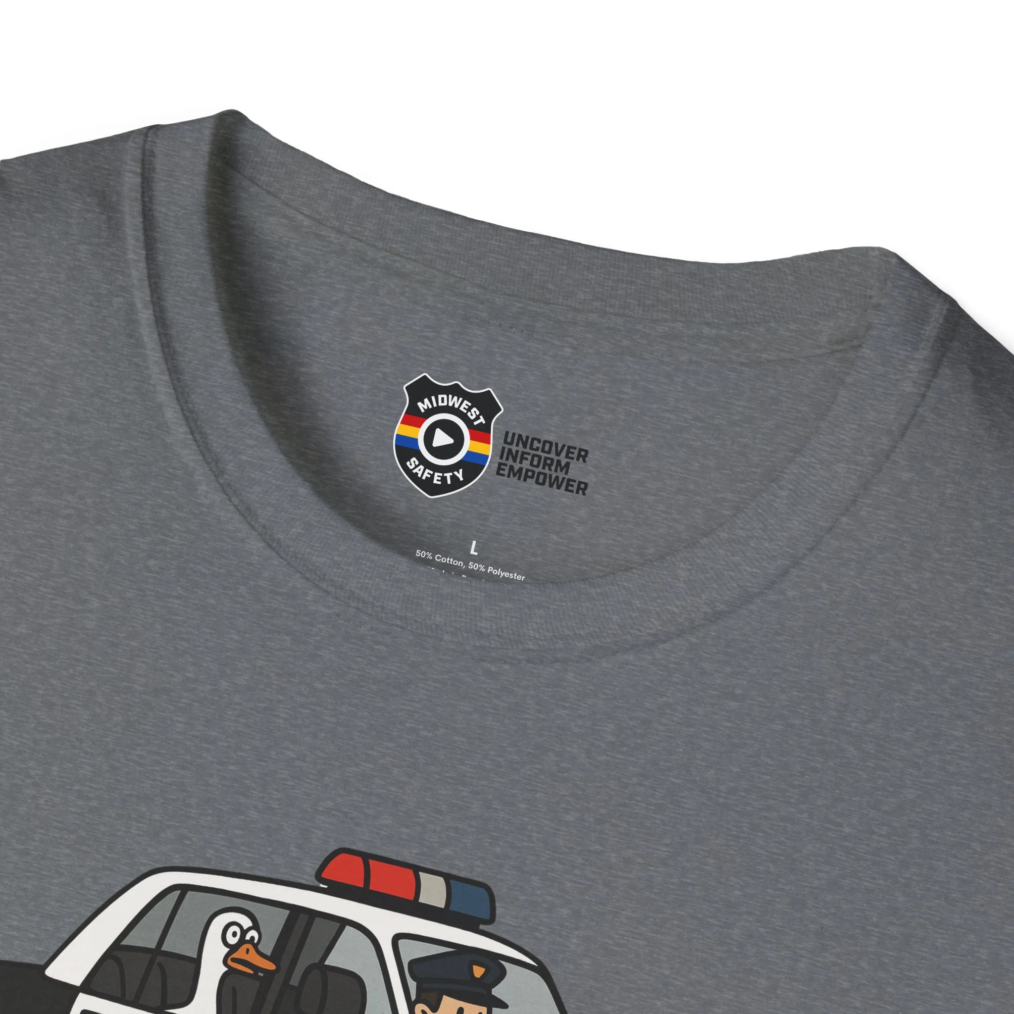 Unisex Softstyle Police Silly T-Shirt - Fun & Quirky Graphic Tee Alternate - Image 23