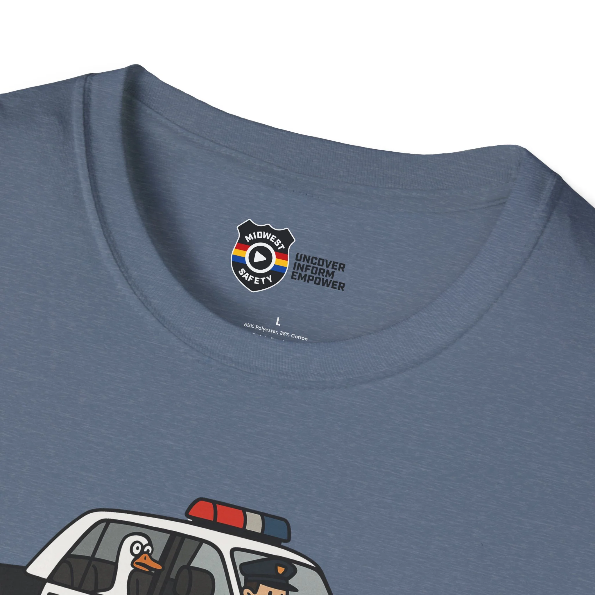 Unisex Softstyle Police Silly T-Shirt - Fun & Quirky Graphic Tee Alternate - Image 33