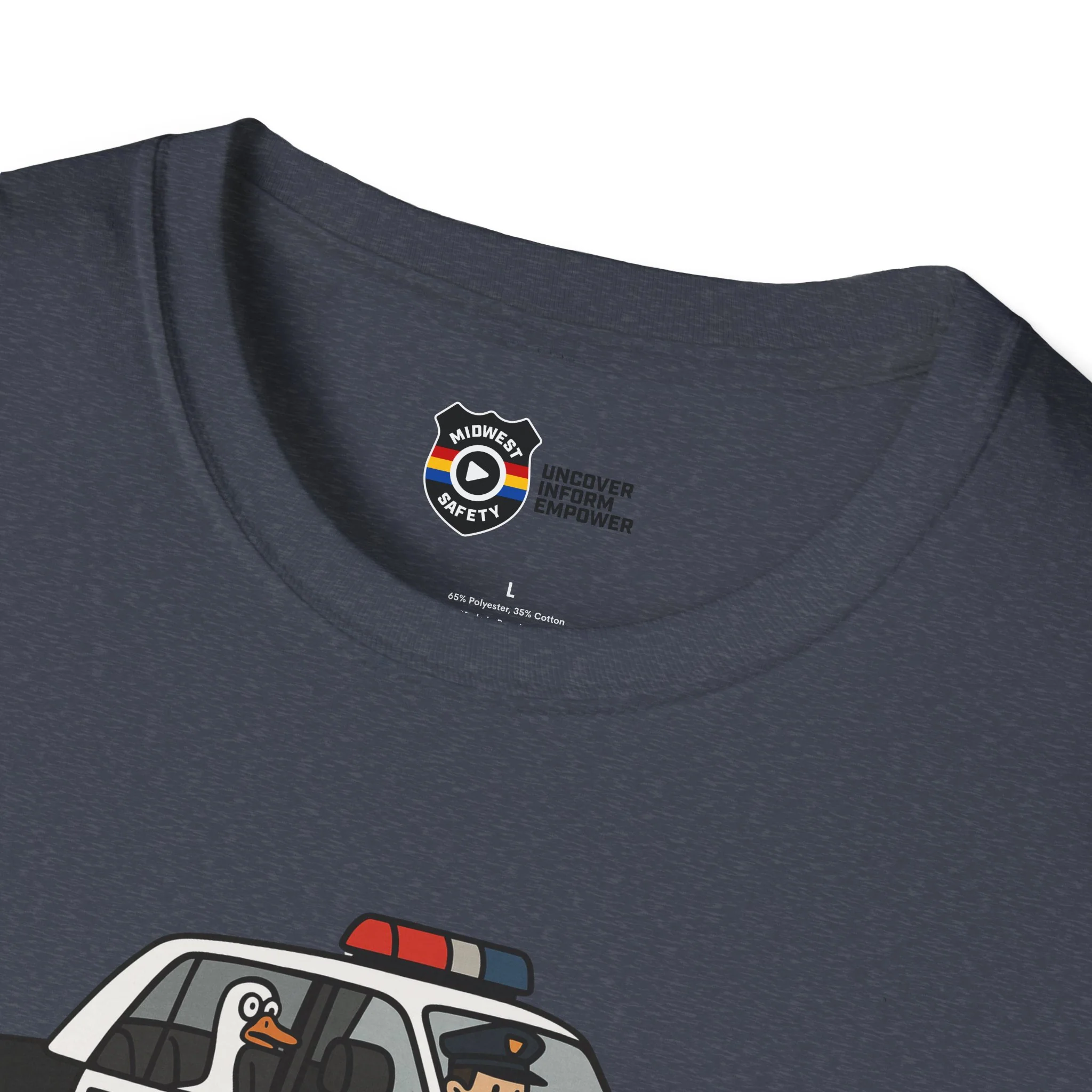 Unisex Softstyle Police Silly T-Shirt - Fun & Quirky Graphic Tee Alternate - Image 37