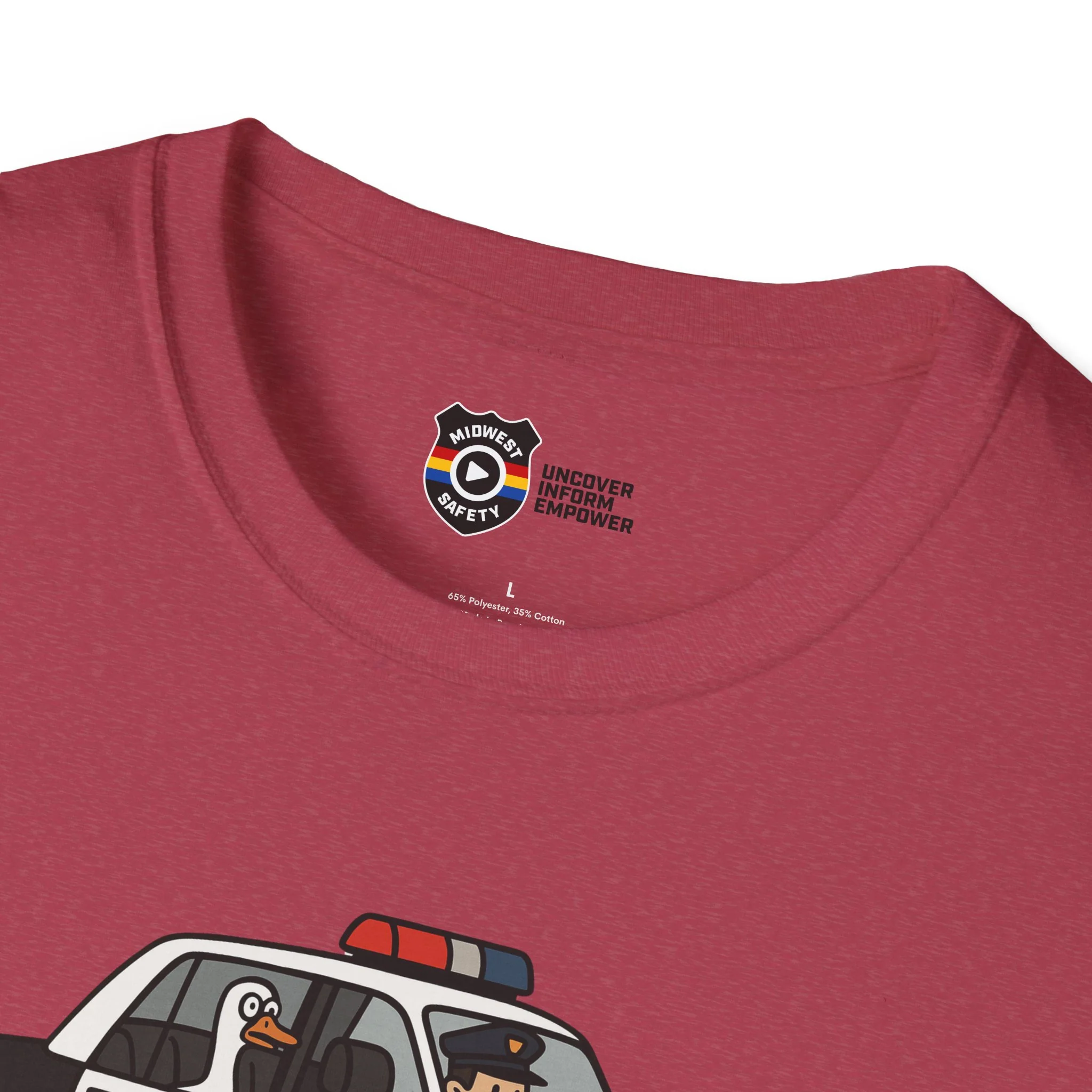 Unisex Softstyle Police Silly T-Shirt - Fun & Quirky Graphic Tee Alternate - Image 45