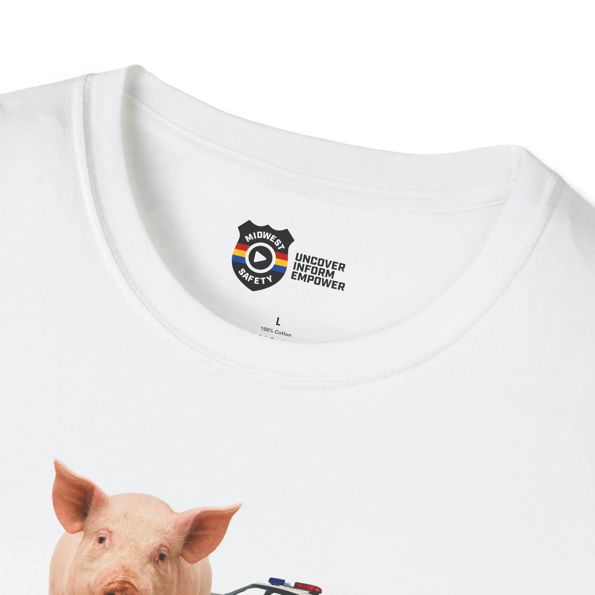 Unisex Softstyle Police Silly T-Shirt 'Made a Mess' - Fun & Quirky Graphic Tee - Image 30
