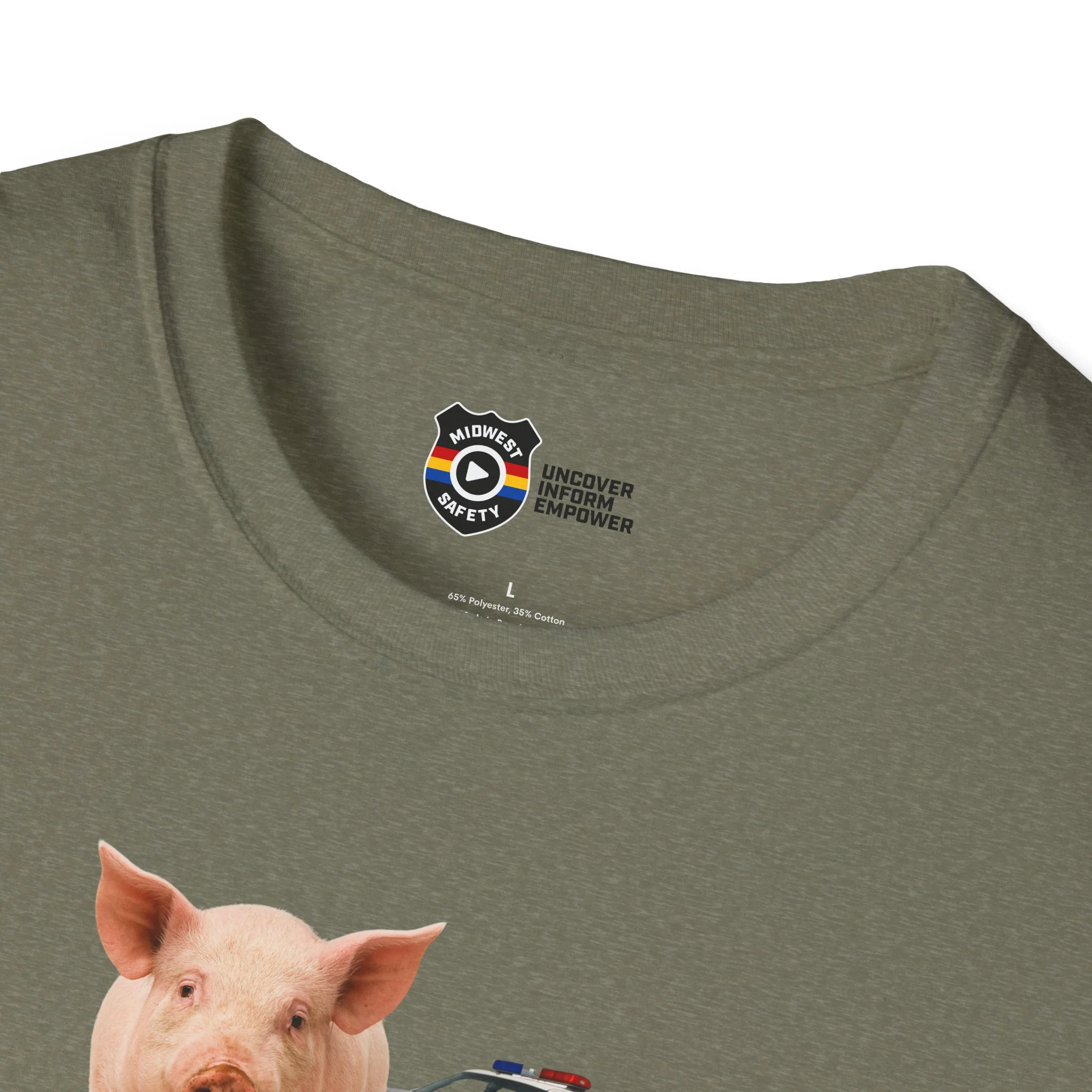 Unisex Softstyle Police Silly T-Shirt 'Made a Mess' - Fun & Quirky Graphic Tee - Image 53